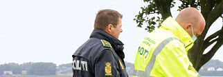 Korsør, Danmark 20160807.
Politiet henter bevis i forbindelse med søket etter den forsvunnede Emilie Meng fra Korsør i Danmark. Politi og frivillige fortsetter søket etter Emilie søndag.
Foto: Morten Boegh / Scanpix Danmark / NTB scanpix