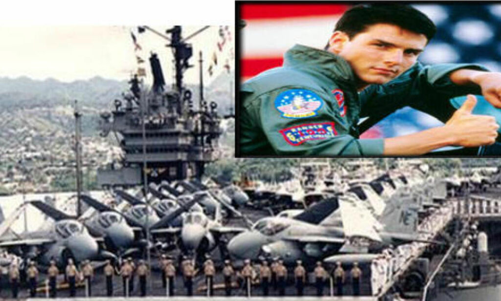«Top Gun»-hangarskip blir til spiker og skrot