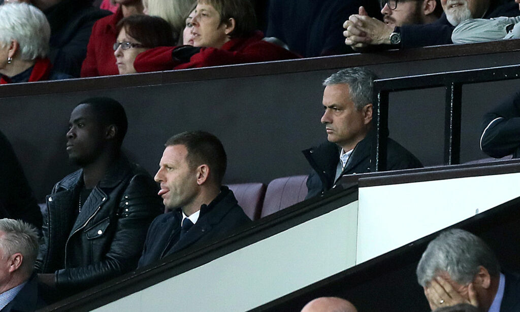Mourinho sendt på tribunen etter dommerrasing