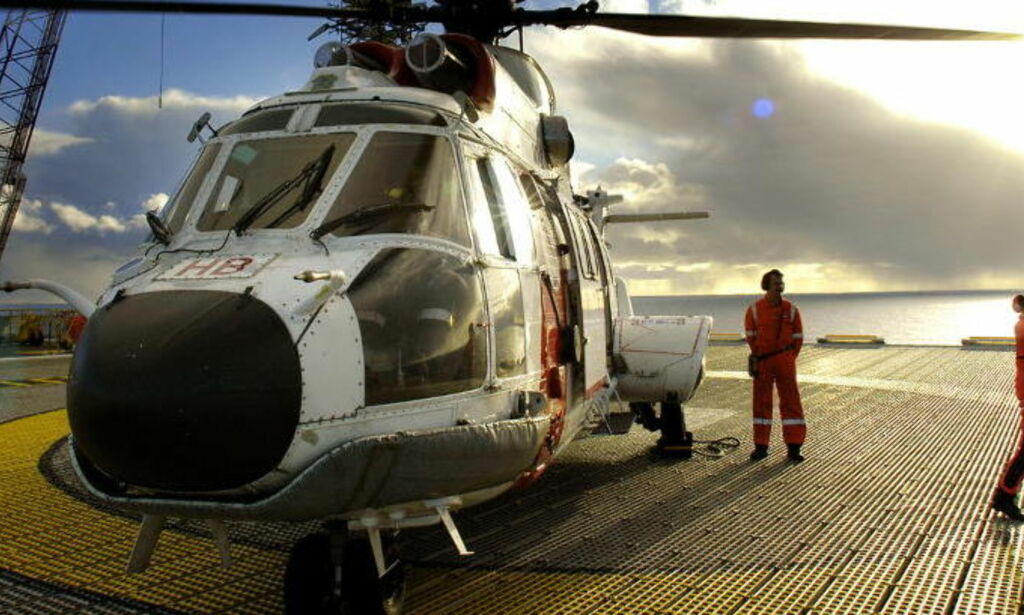 Fløy helikopter til Abu Dhabi for en dags jobb
