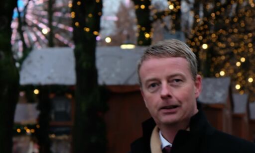 Terje Søviknes på plass i Oslo i dag