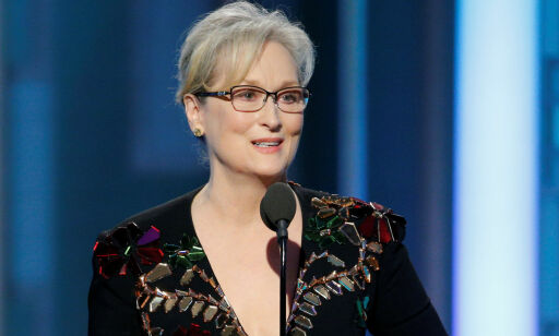Gråtkvalt Meryl Streep sparket mot Trump fra scenen - så svarte han