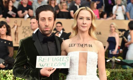 Skuespillere svarte Trumps splittelse med kjærlighet under SAG Awards