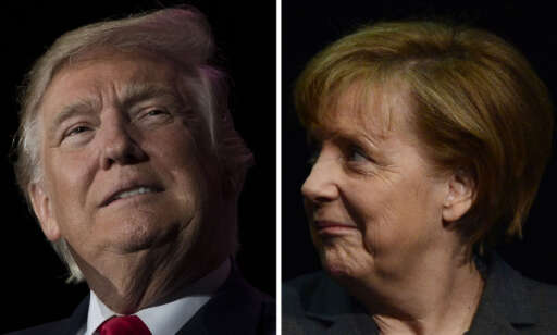 Fredag møtes Merkel og Trump for første gang: - Kommer de til å bli gode venner? Sannsynligvis ikke