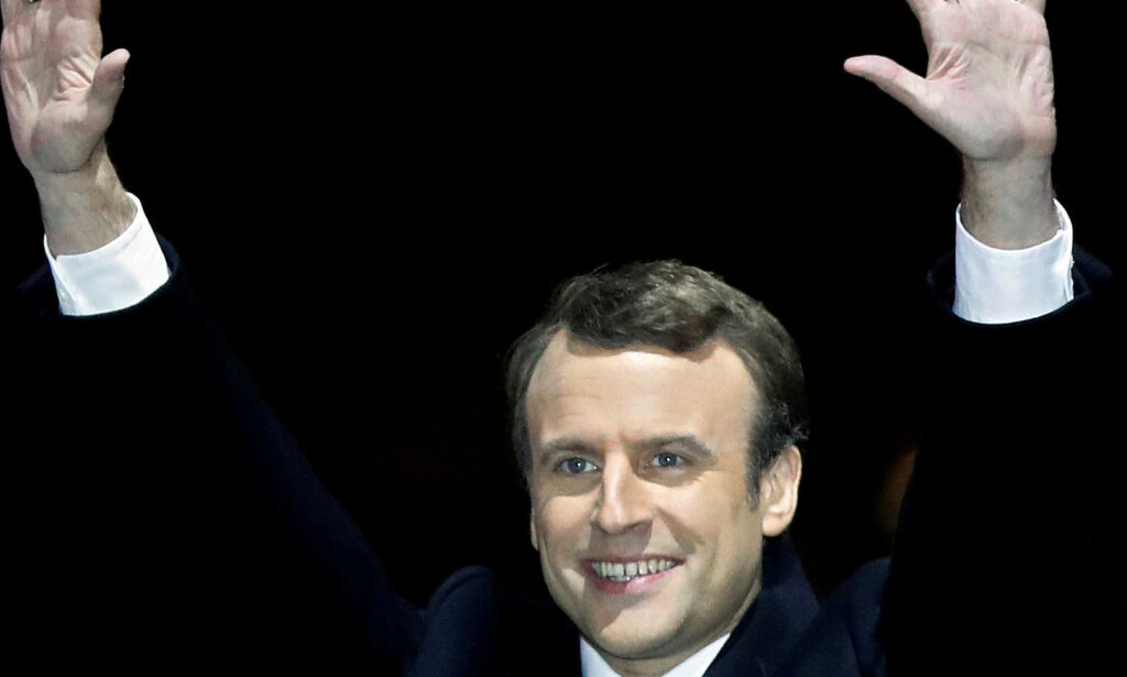 Macron på frammarsj