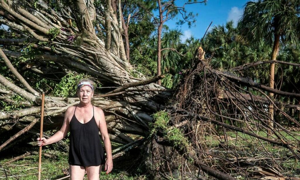 - Dette var fryktelig. Stormen var et monster