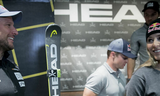 Svindal fikk fram smilet hos Vonn med småfrekk melding