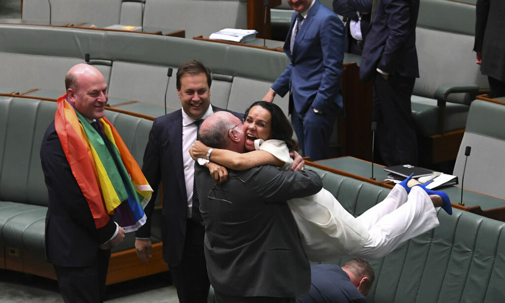Full jubel for homo- ekteskap i Australia