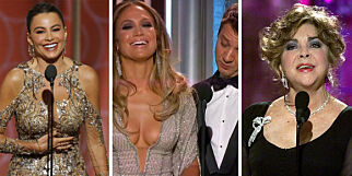 Her er Golden Globe-øyeblikkene vi aldri glemmer: «Sugar tits», var på do og kom ut av skapet