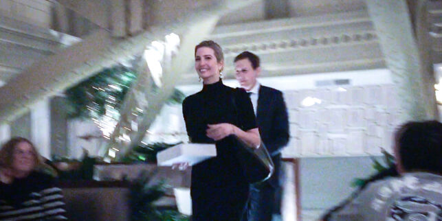 Ivanka og Jared feiret bursdag med Sean Spicer før Ernas besøk