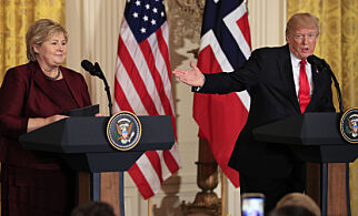 Presser Erna på NATO-mål