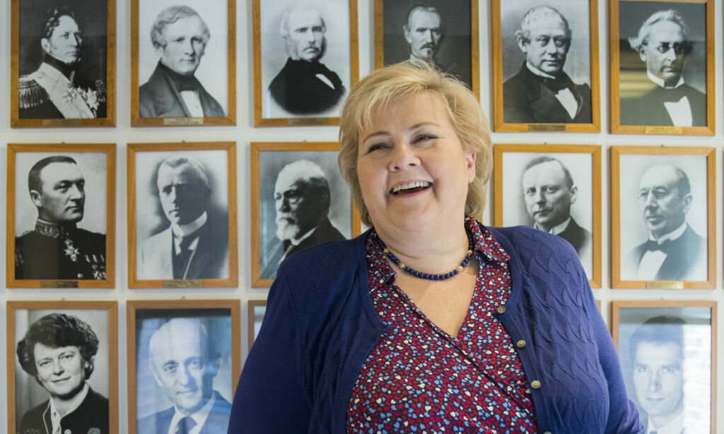 Erna Solberg med ny rekord