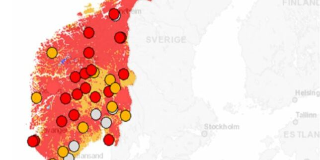 Hele landet tørster: Her er skrekk-kartet over Norge nå