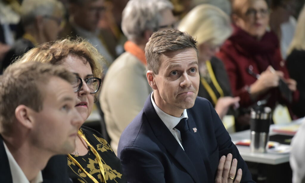 NÅ: Hareide i tårer. Drømmen brast, og nå er han ferdig som partileder