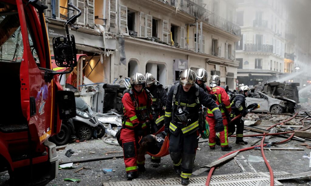 Voldsom eksplosjon i Paris