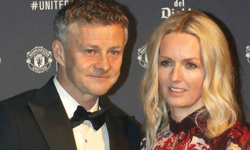 Solskjær tok med kona på rød løper