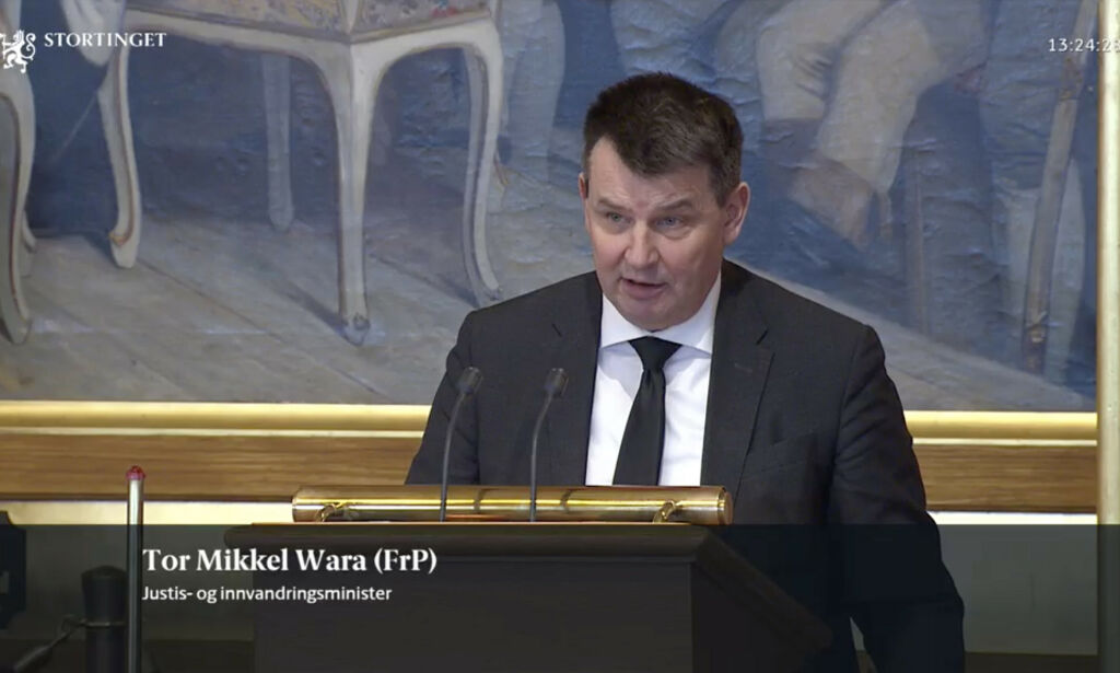 Spesiell seanse i Stortinget